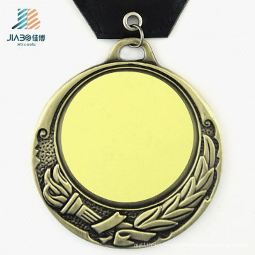 70mm Zinc Alloy Casting Custom Bronze Blank Metal Medal with SGS Certification